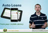 Applying for Auto Loans on a Smartphone or Mobile device